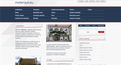 Desktop Screenshot of materijali.eu